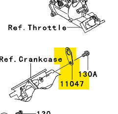 11047-2056-9H BLACK BRACKET